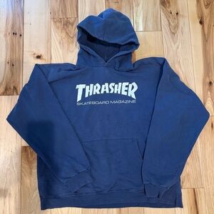 Navy Blue Thrasher hoodie men’s Medium